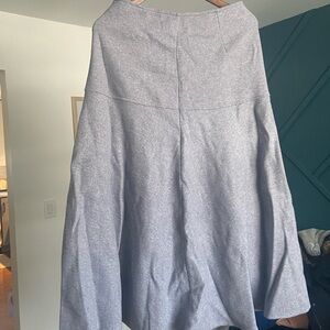 OGL Classic Gray A-Line Skirt (Wool-like)